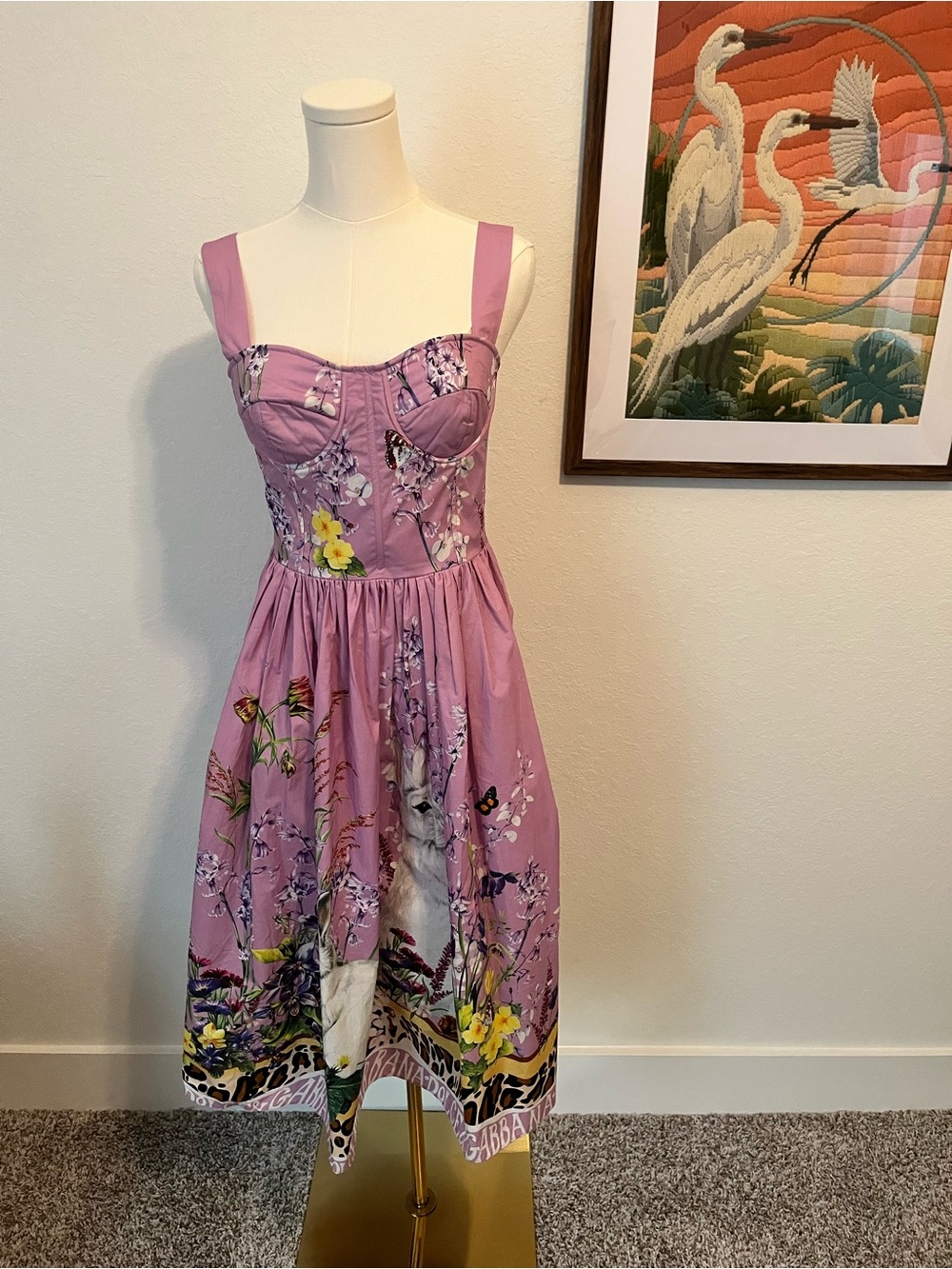 NWT Dolce & Gabbana 100% cotton bustier dress (retails for $2,445)
